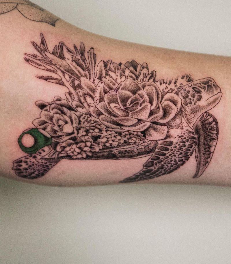 30 Pretty Succulent Tattoos Bring You Good Luck