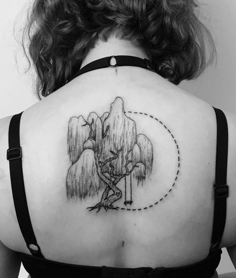 30 Pretty Weeping Willow Tattoos You Must Try