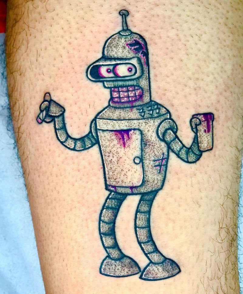 30 Pretty Bender Tattoos You Will Love