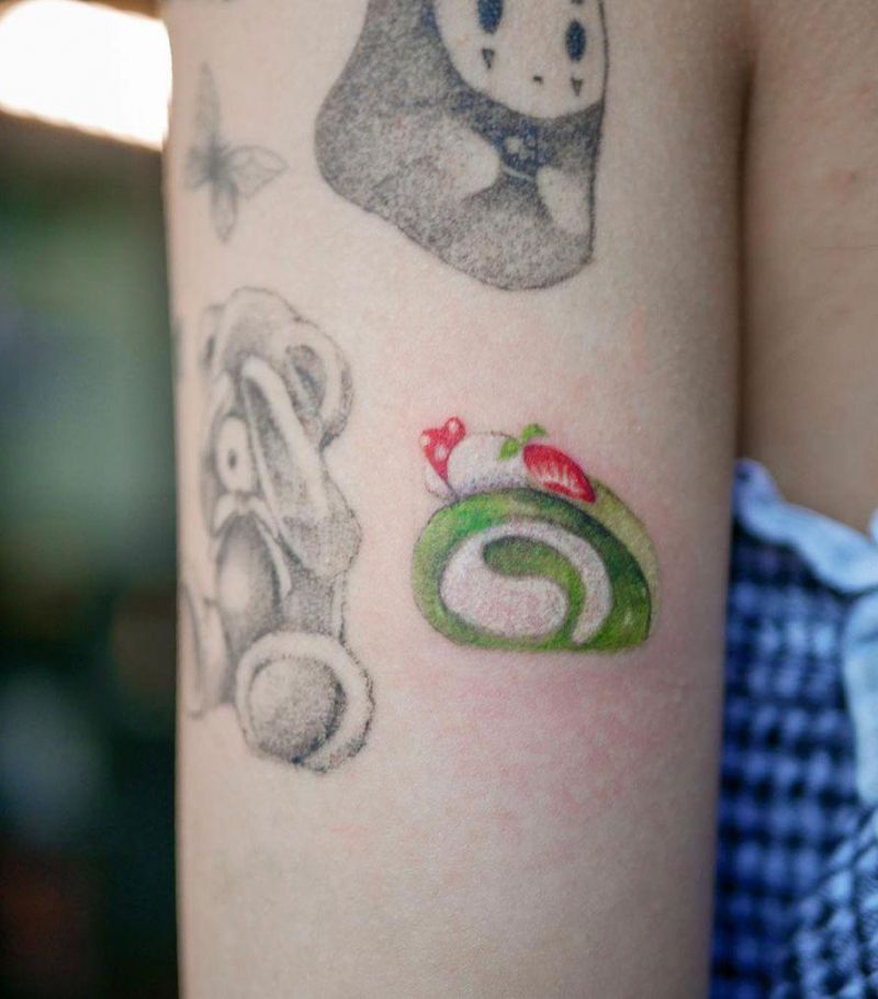 30 Pretty Cake Tattoos You Will Love