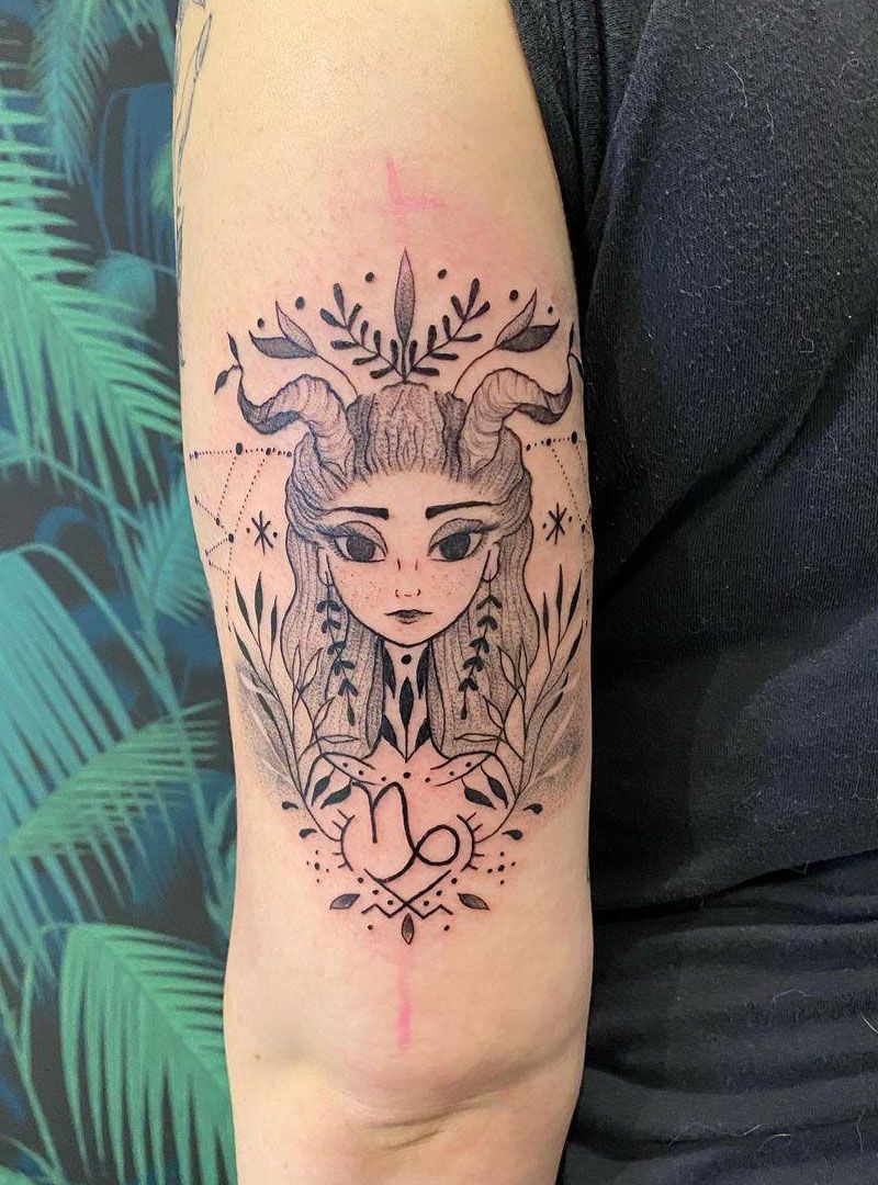 30 Pretty Capricorn Tattoos Give You an Unexpected Feeling