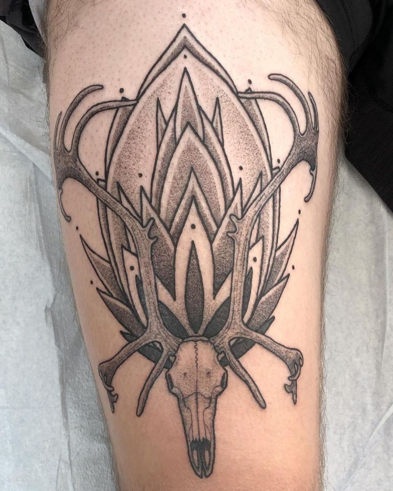 30 Pretty Caribou Tattoos You Will Love