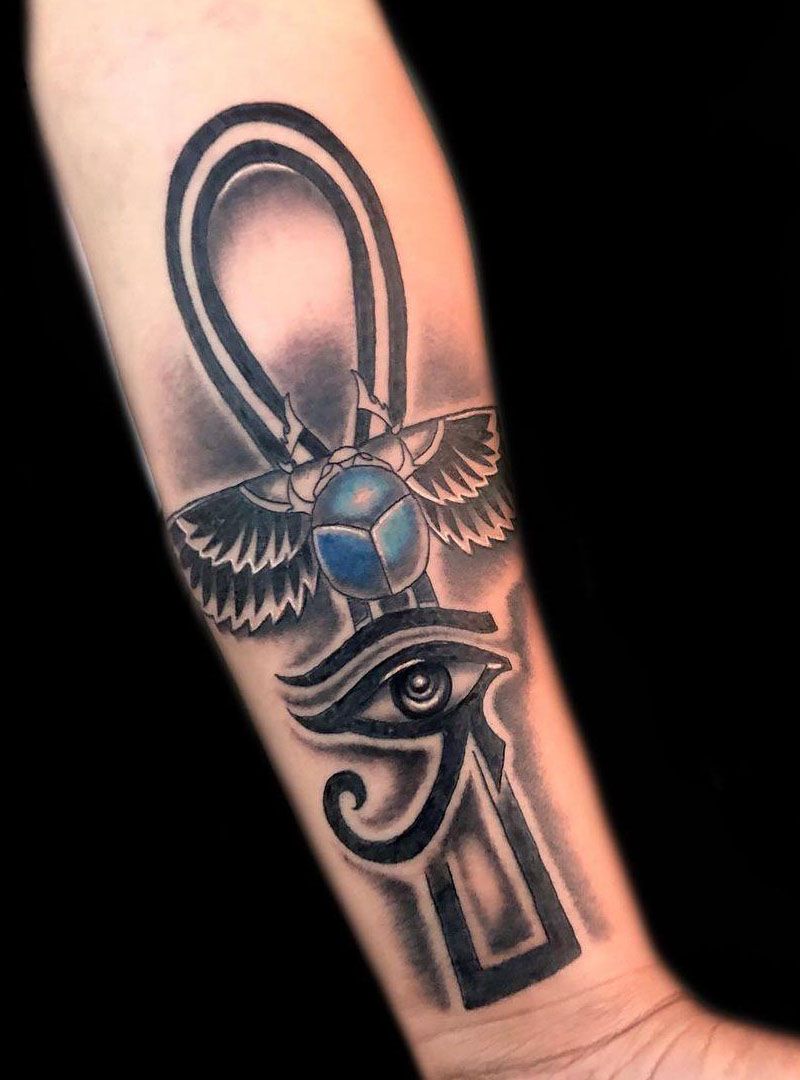 30 Pretty Eye of Horus Tattoos You Must Love