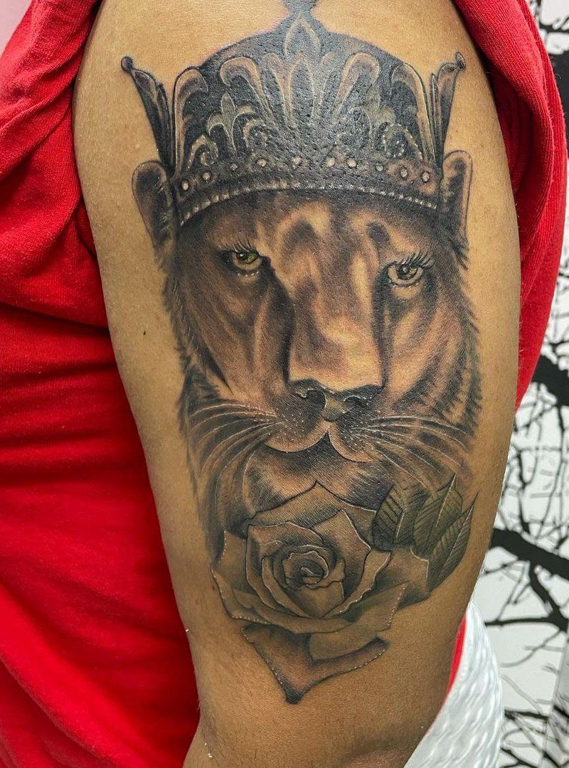 30 Perfect Lioness Tattoos You Will Love