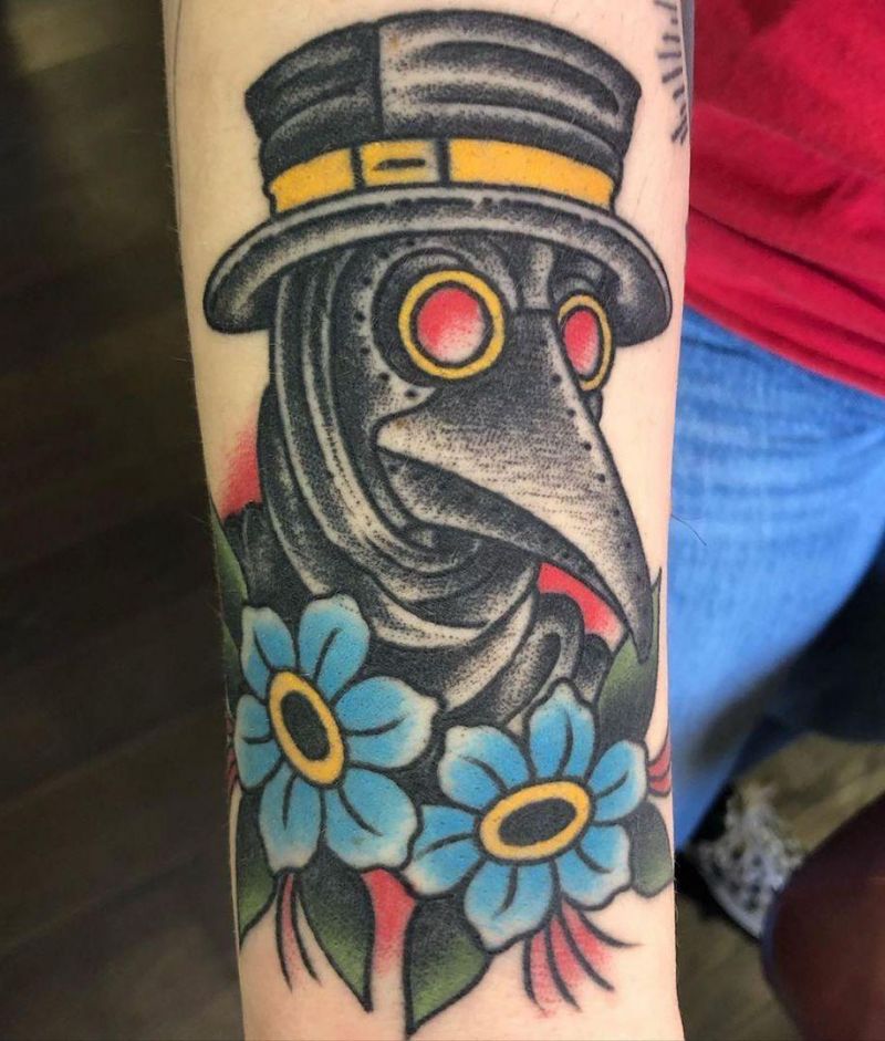 30 Pretty Plague Doctor Tattoos You Will Love