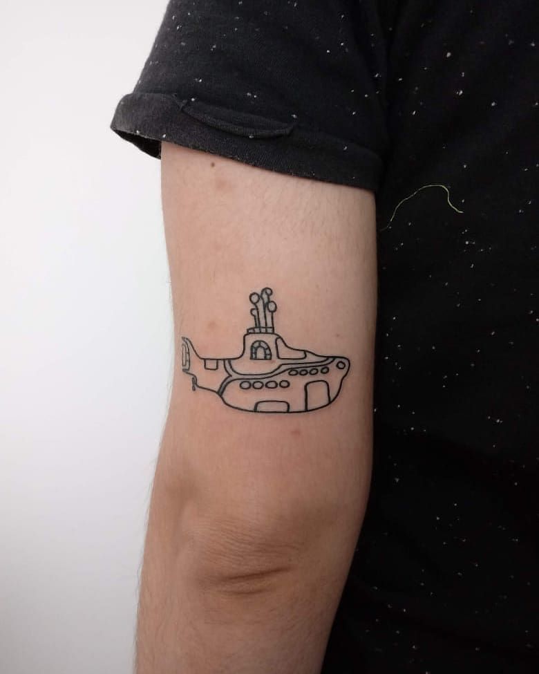 30 Pretty Submarine Tattoos You Will Love