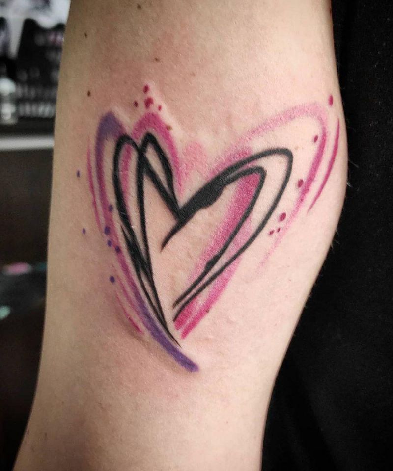 30 Pretty Aquarelle Tattoos You Will Love