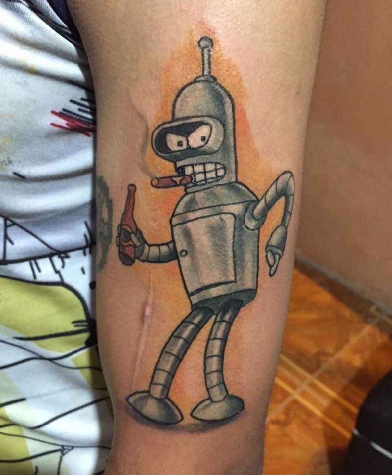 30 Pretty Bender Tattoos You Will Love