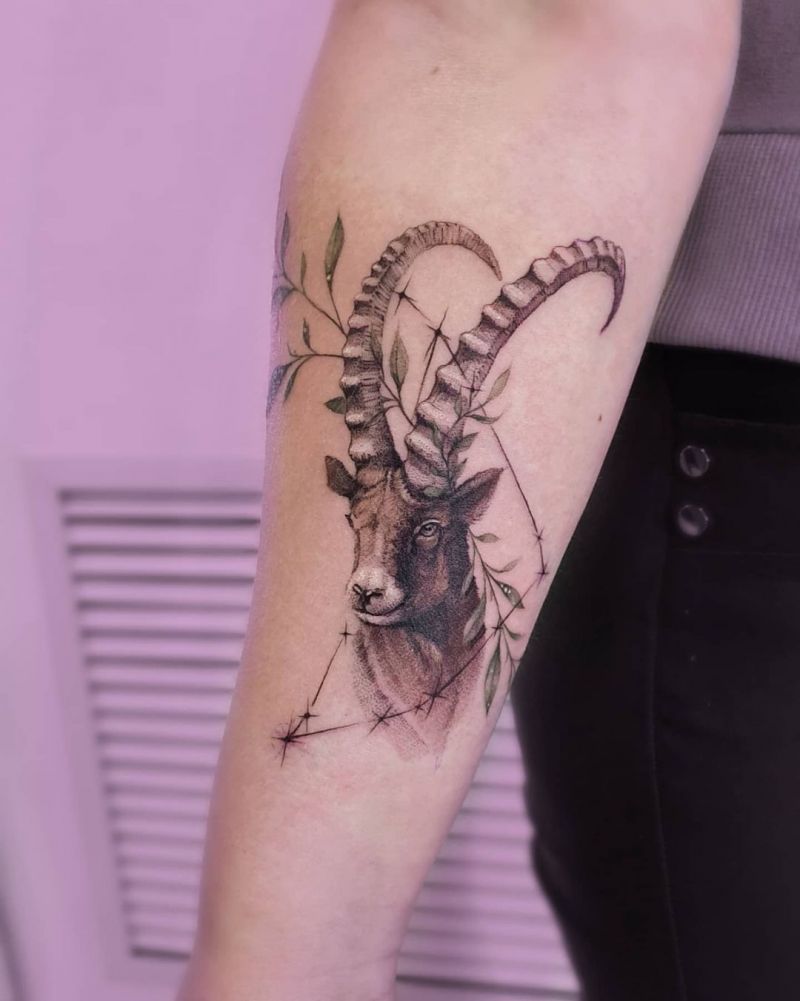 30 Pretty Capricorn Tattoos Give You an Unexpected Feeling