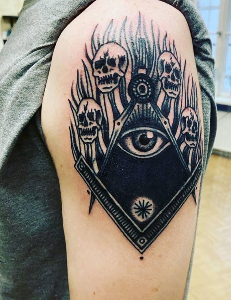 30 Pretty Freemason Tattoos You Will Love