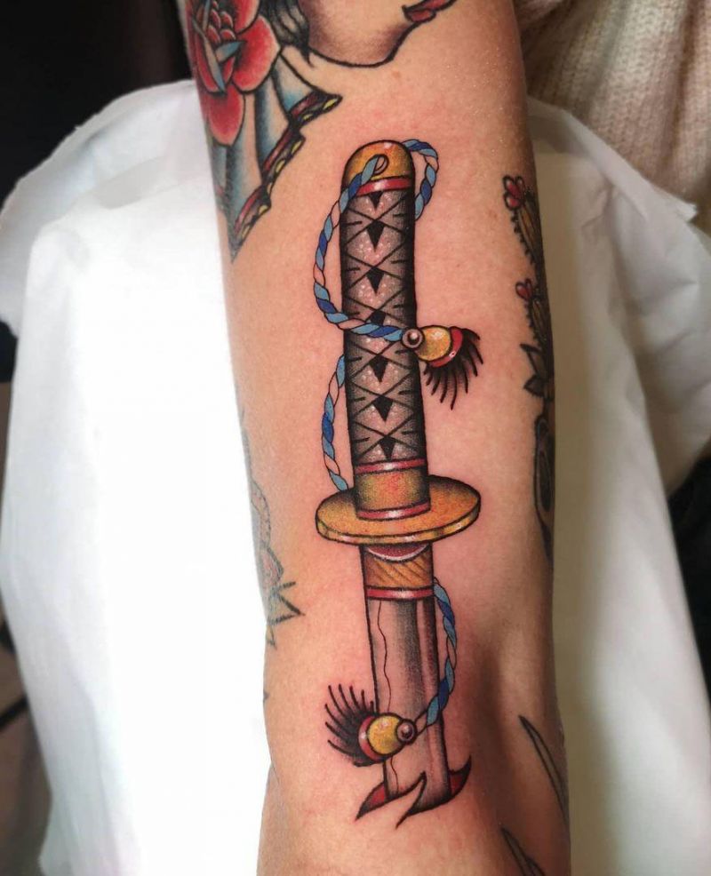 30 Pretty Katana Tattoos You Will Love