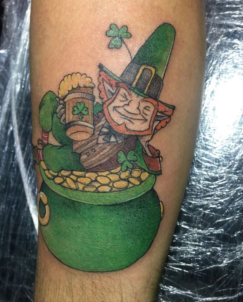 30 Pretty Leprechaun Tattoos for inspiration