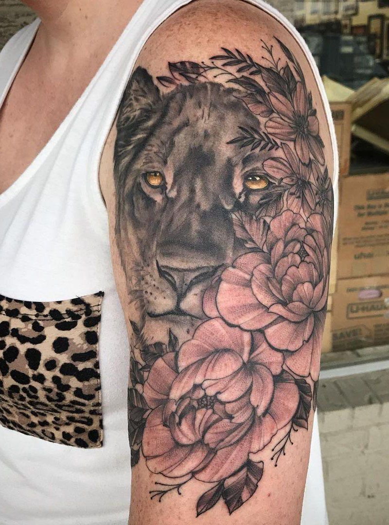 30 Perfect Lioness Tattoos You Will Love