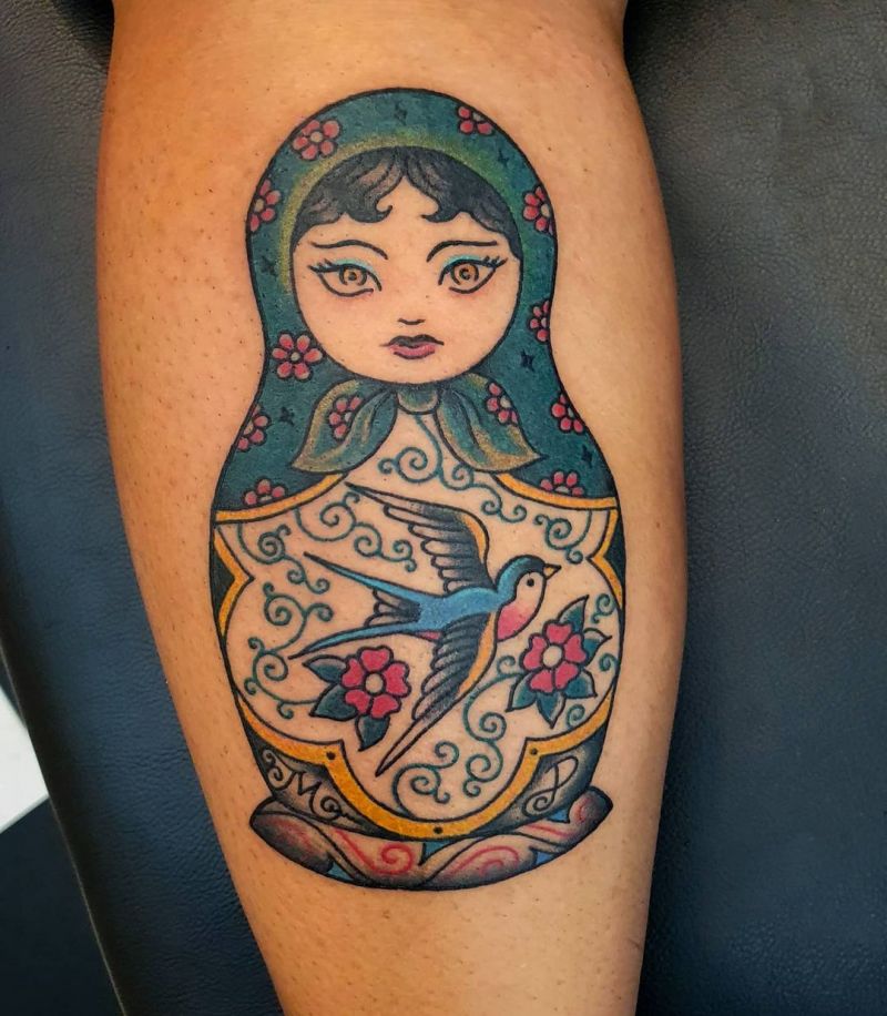 30 Pretty Matryoshka Tattoos You Will Love