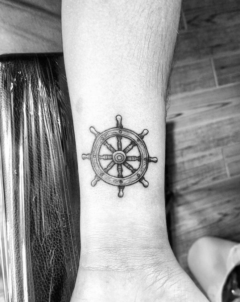 30 Pretty Rudder Tattoos You Must Try