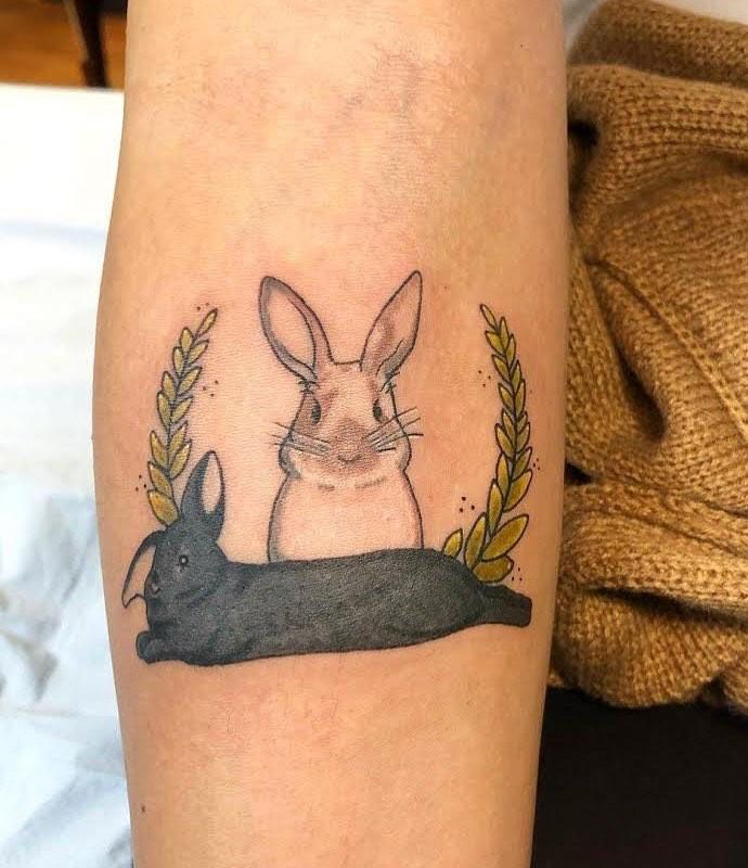 30 Cute Bunny Tattoos You Will Love to Try