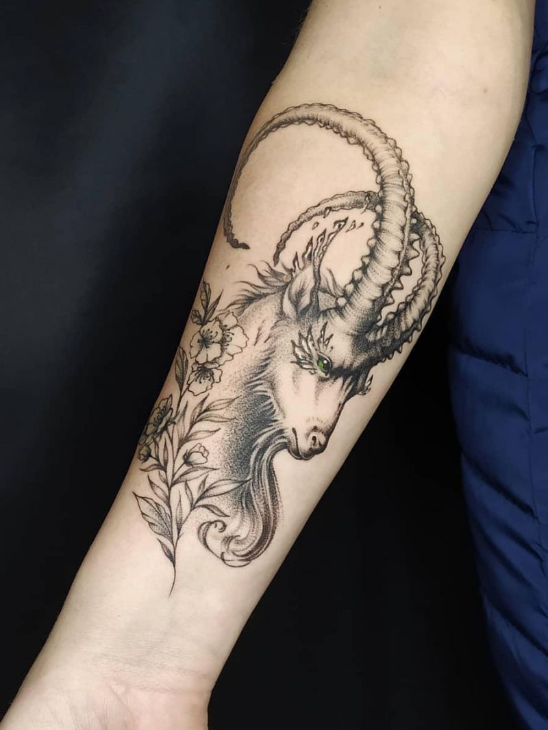 30 Pretty Capricorn Tattoos Give You an Unexpected Feeling