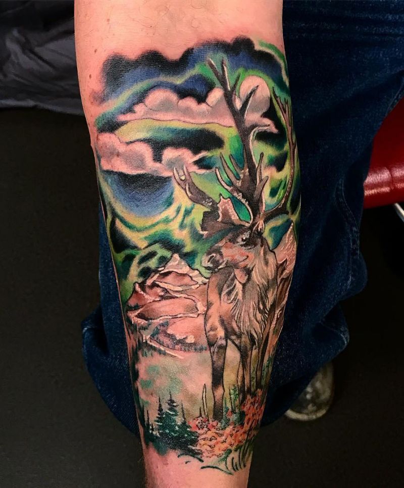 30 Pretty Caribou Tattoos You Will Love