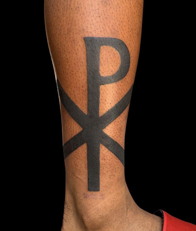 30 Pretty Chi Rho Tattoos You Will Love