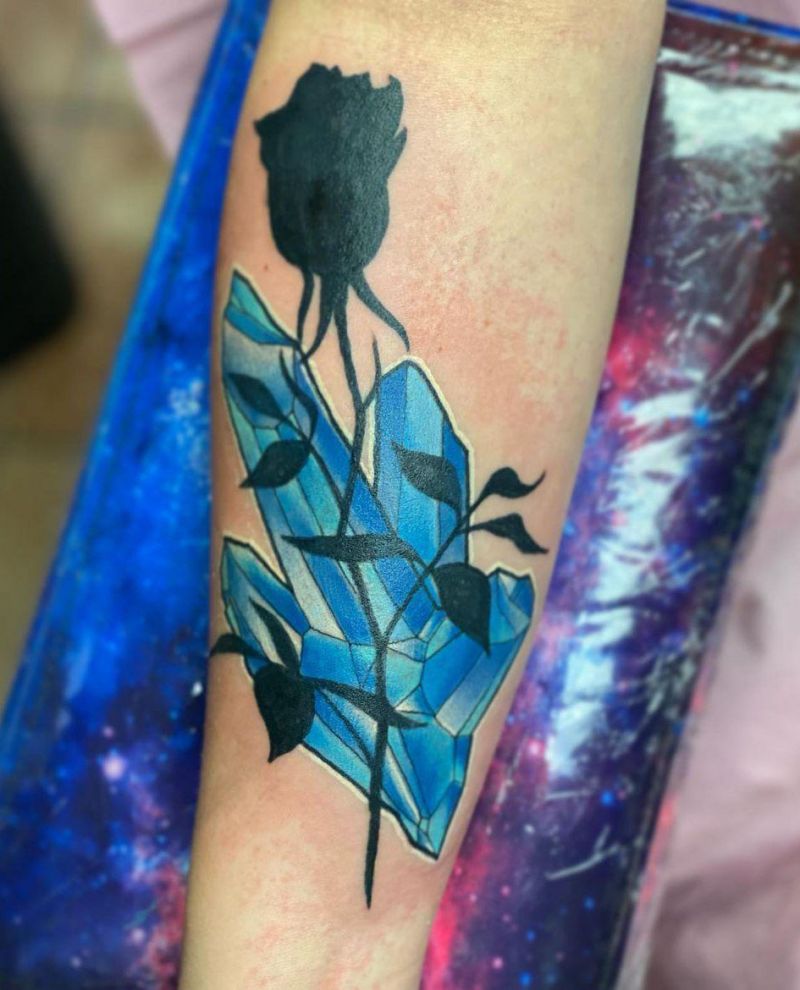 30 Pretty Crystal Tattoos You Can't Miss