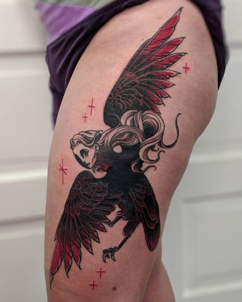 30 Perfect Harpy Tattoos Make You Attractive