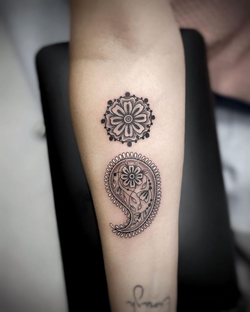 30 Pretty Lace Tattoos That Make You Excited