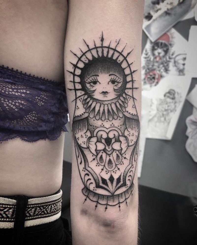 30 Pretty Matryoshka Tattoos You Will Love