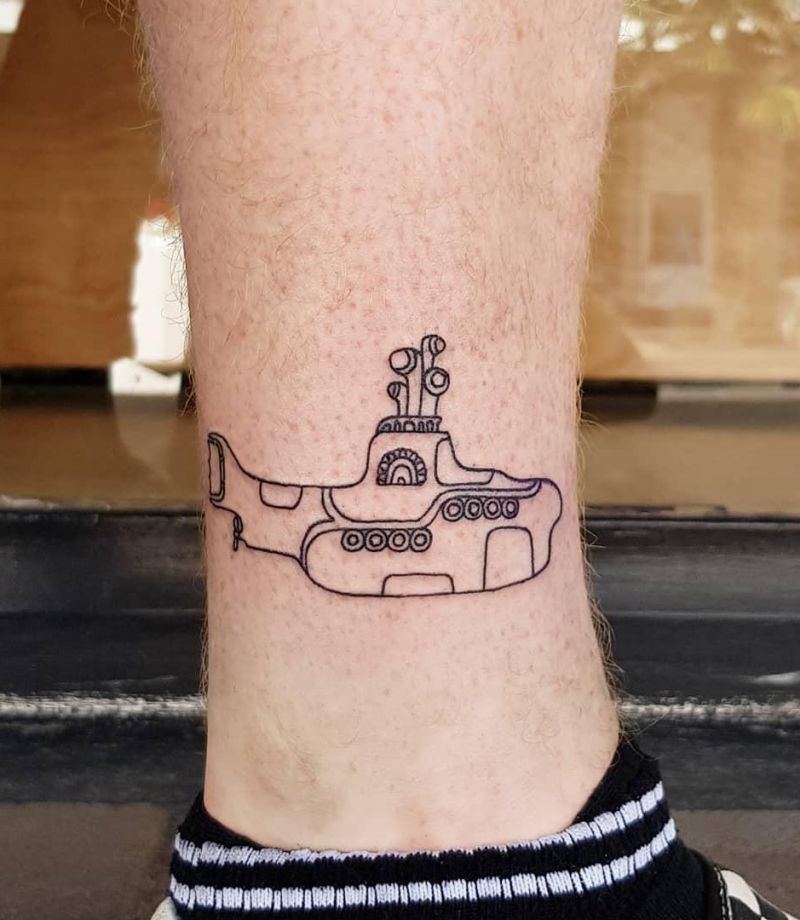 30 Pretty Submarine Tattoos You Will Love