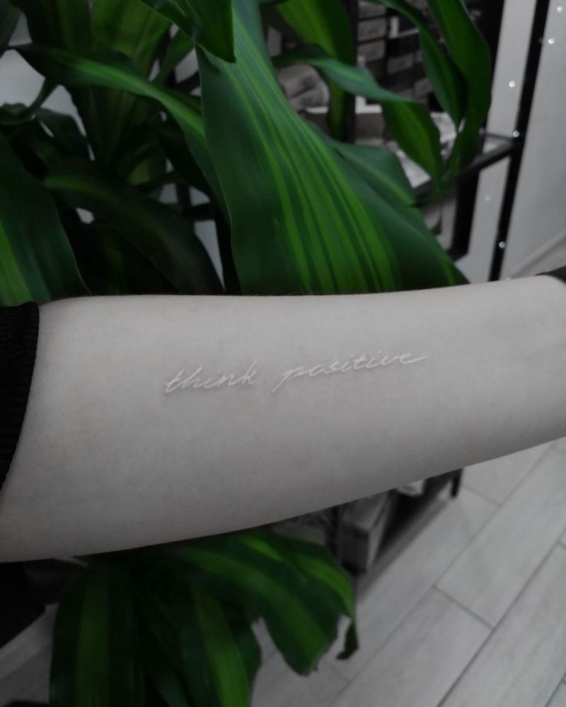 30 Pretty White Ink Tattoos You Must Try