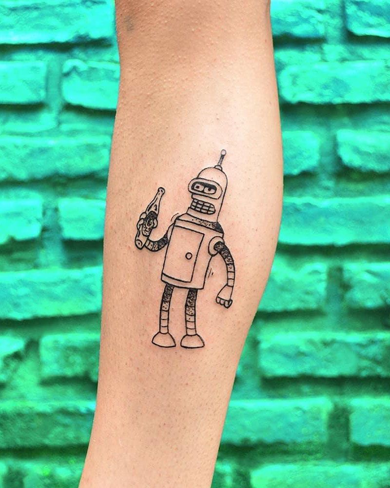 30 Pretty Bender Tattoos You Will Love