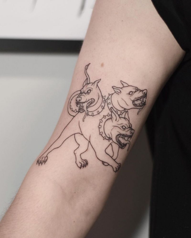 30 Pretty Cerberus Tattoos You Will Love to Try