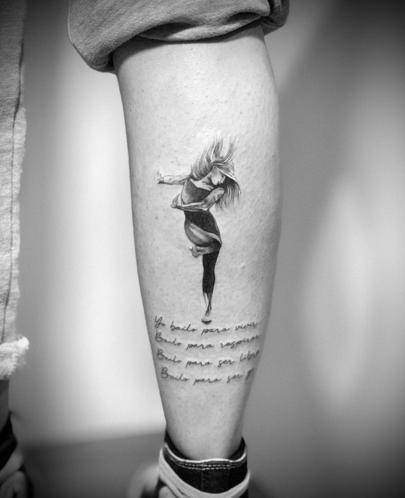 30 Pretty Dancer Tattoos Improve Your Temperament