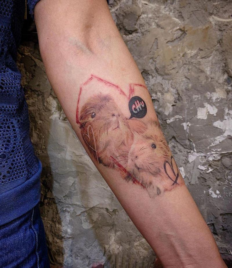 30 Pretty Guinea Pig Tattoos You Must Try