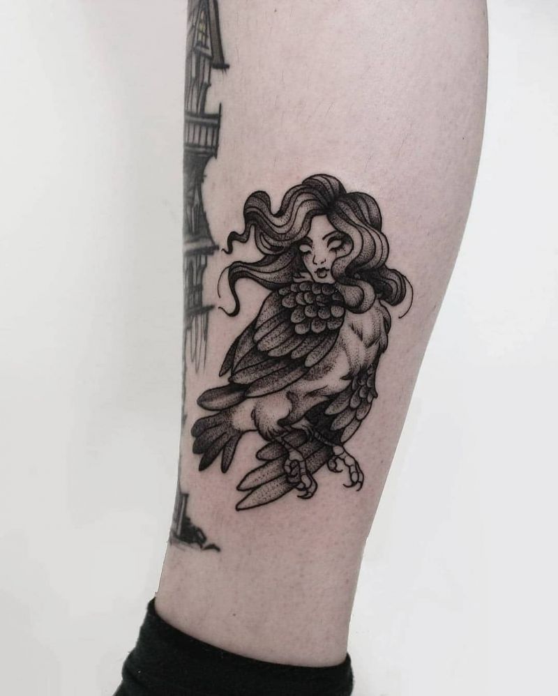 30 Perfect Harpy Tattoos Make You Attractive