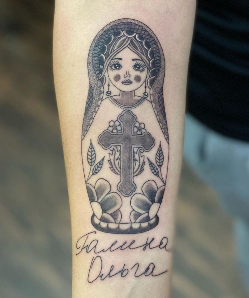 30 Pretty Matryoshka Tattoos You Will Love