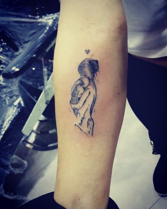 30 Pretty Mother and Son Tattoos You Will Love