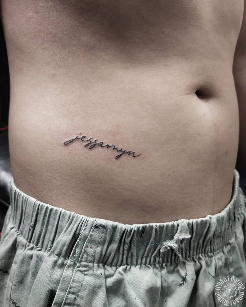 30 Pretty Signature Tattoos You Will Love