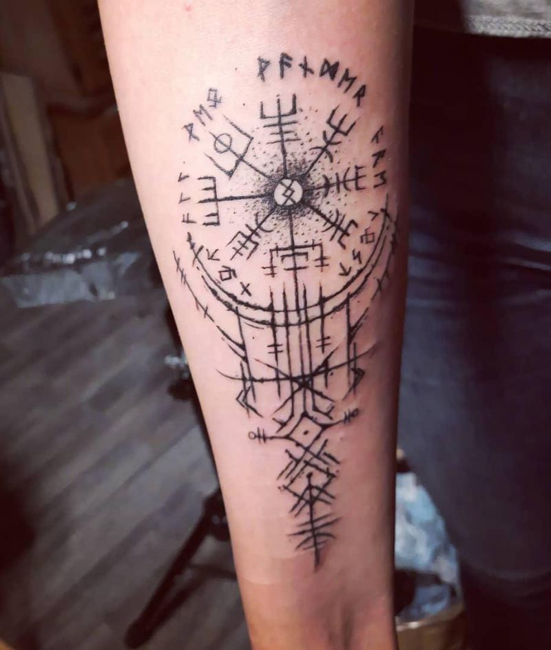 30 Pretty Vegvisir Tattoos Make You Attractive