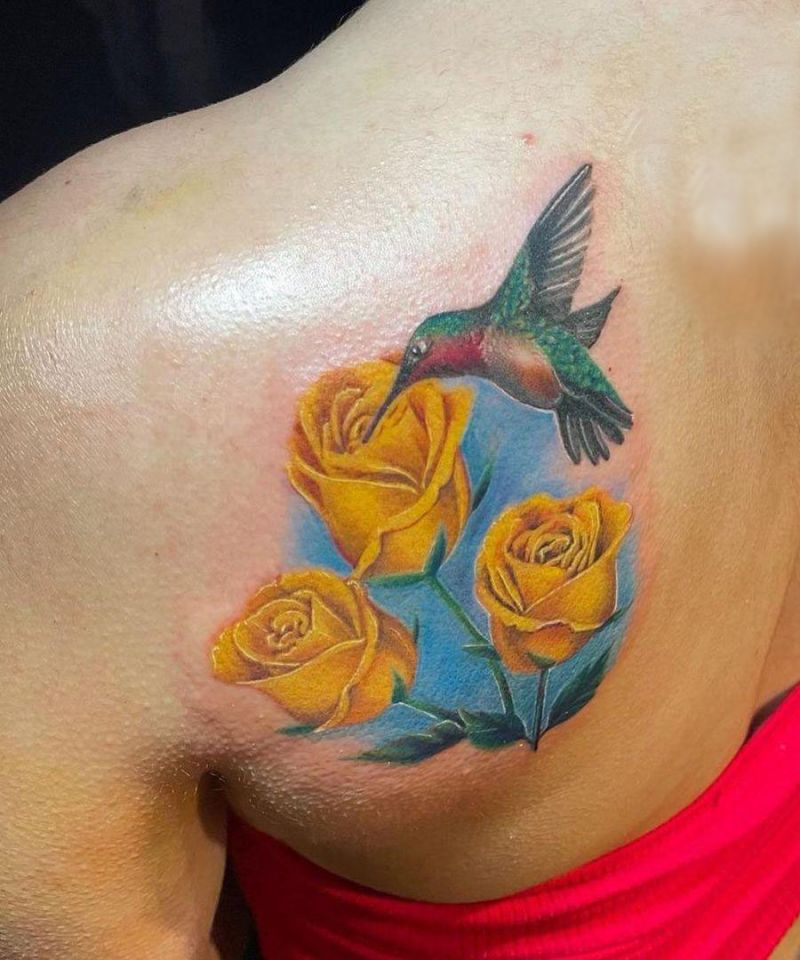 30 Pretty Yellow Rose Tattoos Make You Elegant and Beautiful