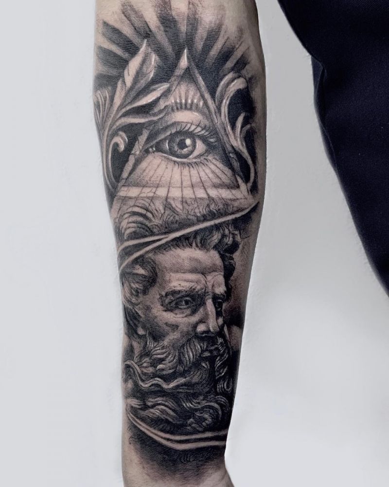 30 Pretty Zeus Tattoos You Must Try