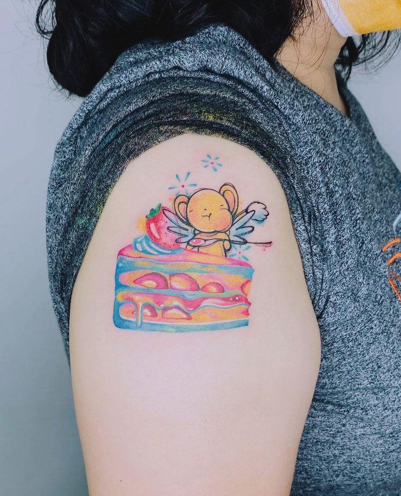 30 Pretty Cake Tattoos You Will Love