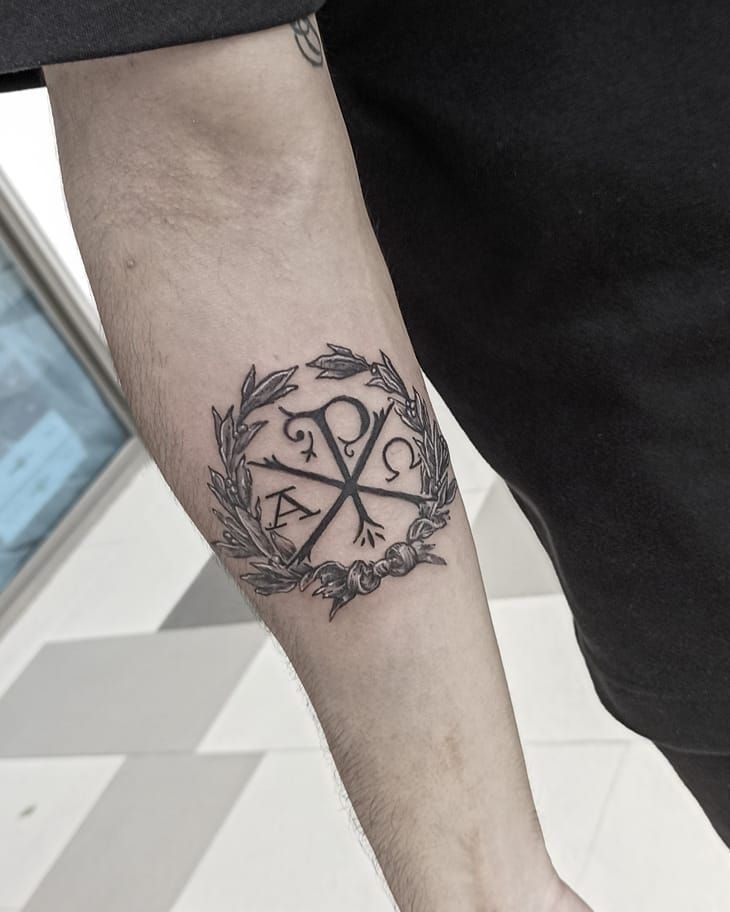 30 Pretty Chi Rho Tattoos You Will Love