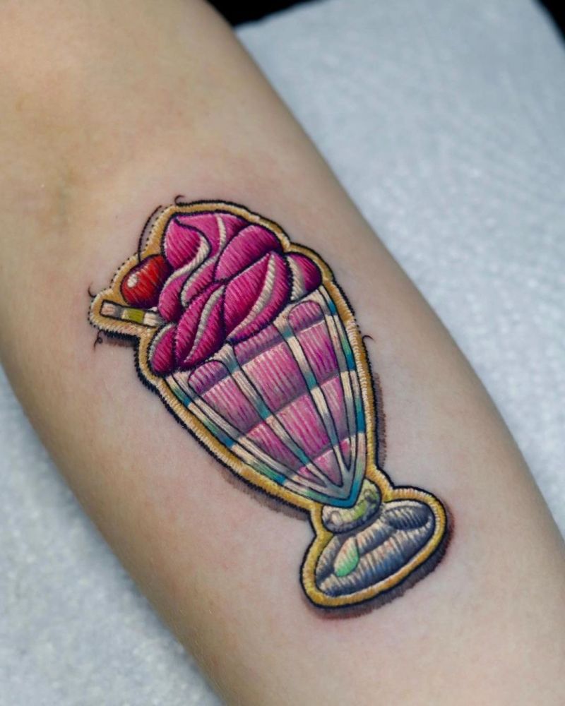 30 Pretty Embroidery Tattoos You Must Try