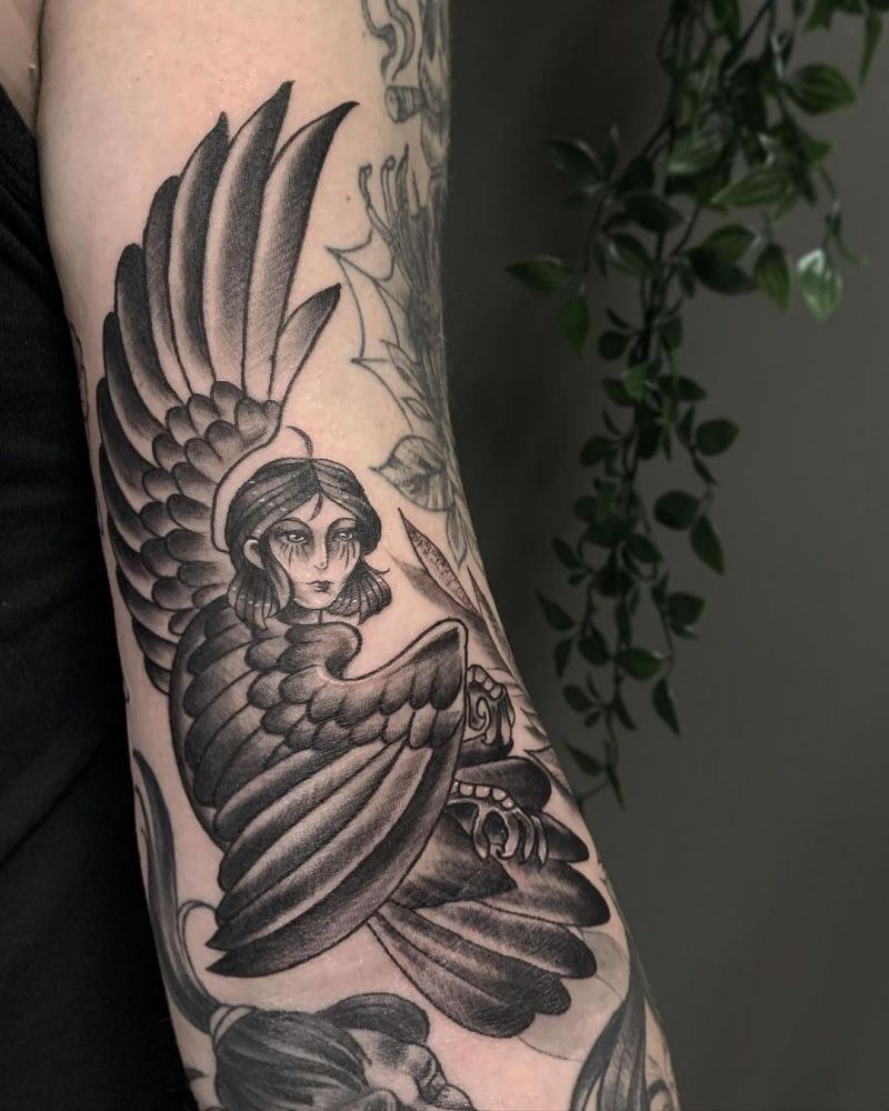 30 Perfect Harpy Tattoos Make You Attractive