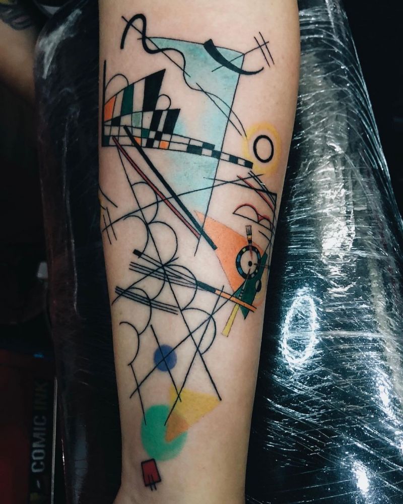 30 Pretty Kandinsky Tattoos to Inspire You