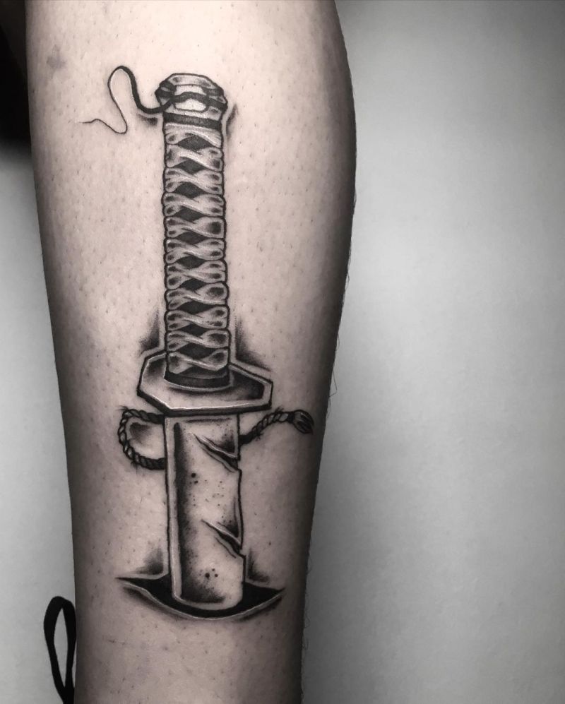 30 Pretty Katana Tattoos You Will Love