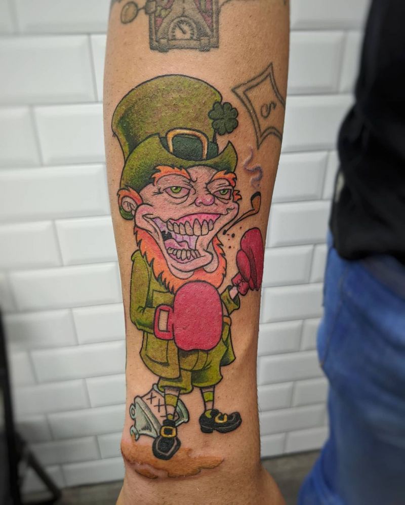 30 Pretty Leprechaun Tattoos for inspiration