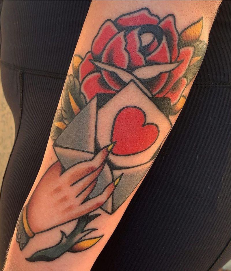 30 Pretty Love letter Tattoos You Must Try