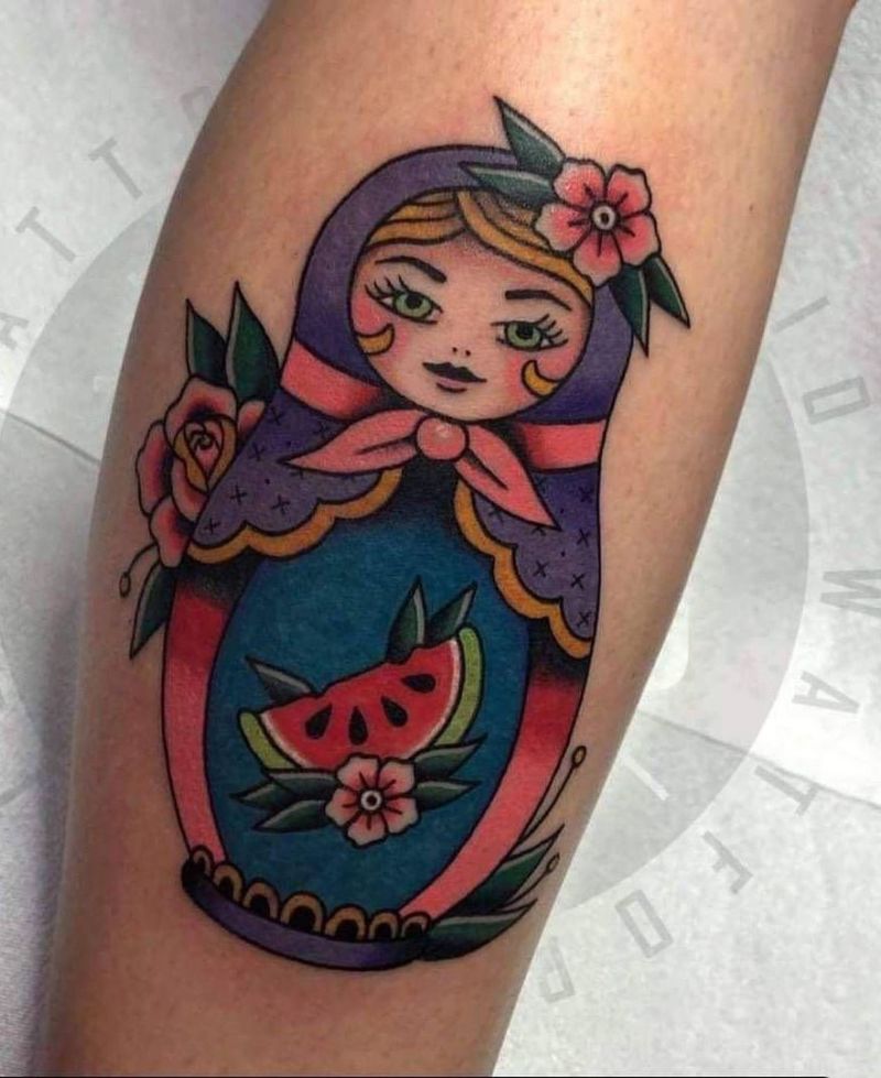 30 Pretty Matryoshka Tattoos You Will Love