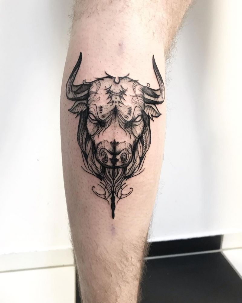 30 Pretty Taurus Tattoos to Inspire You